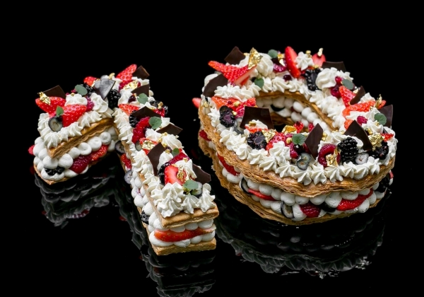 Millefeuille, 10-12 osob, upřesněte tvar nebo číslo