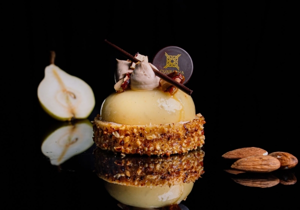 Tarte hruška a mandle