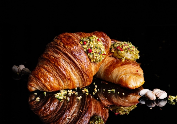 Croissant pistáciový